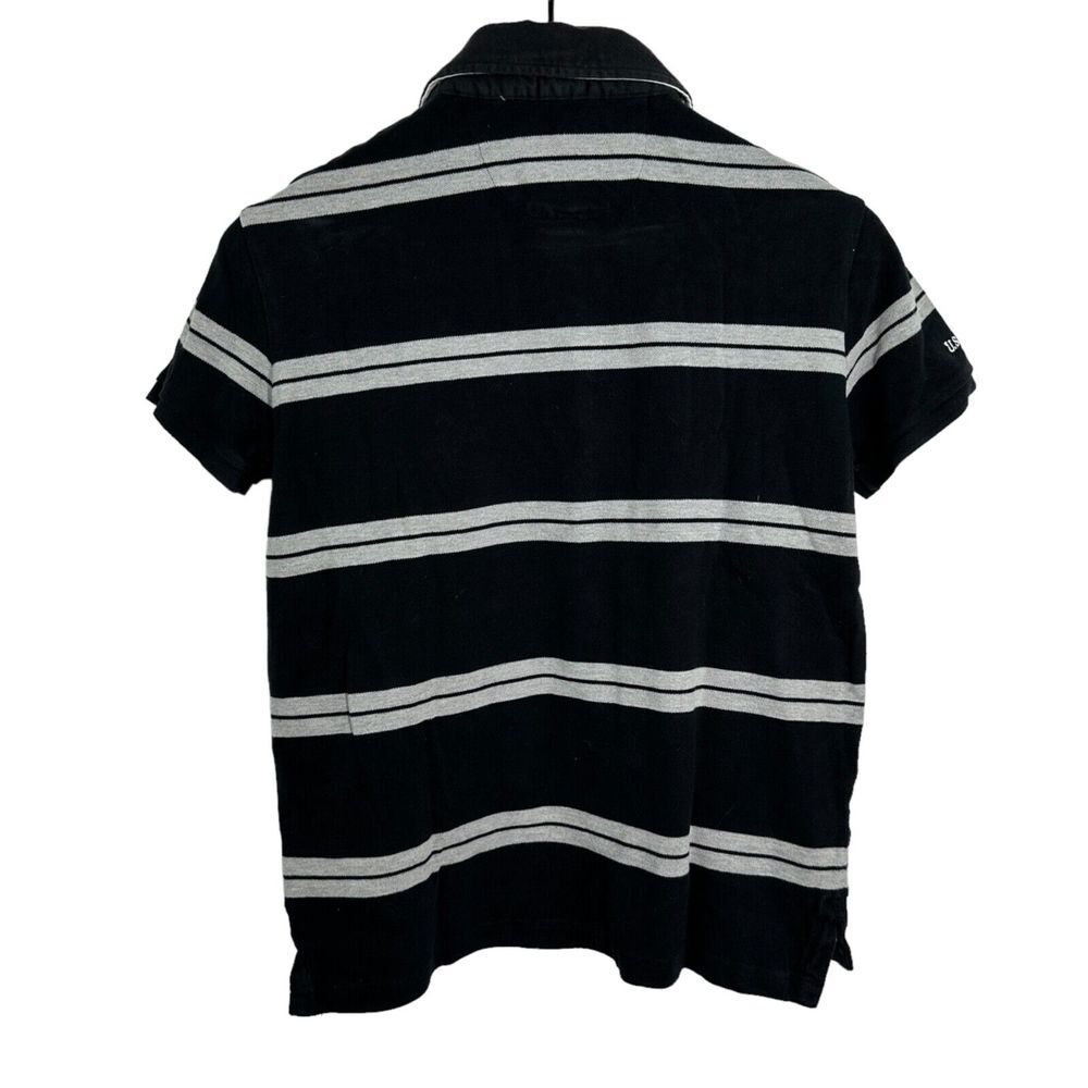 US POLO ASSN Rare 125th Anniversary Polo Shirt Patch Slim Fit Size Medium - Picture 3 of 10